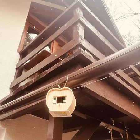 Gruber Forrest With Real Wood Hottub Vakantiehuis *